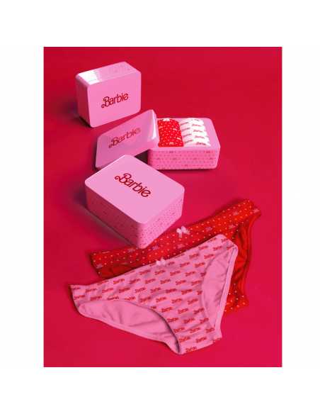 Montse Pedrosa | Pack 2 Braguitas Niñas 41719 de Barbie en color Rosa y Rojo Montse Pedrosa | Pack 2 Braguitas Niñas 41719 de Barbie en color Rosa y Rojo