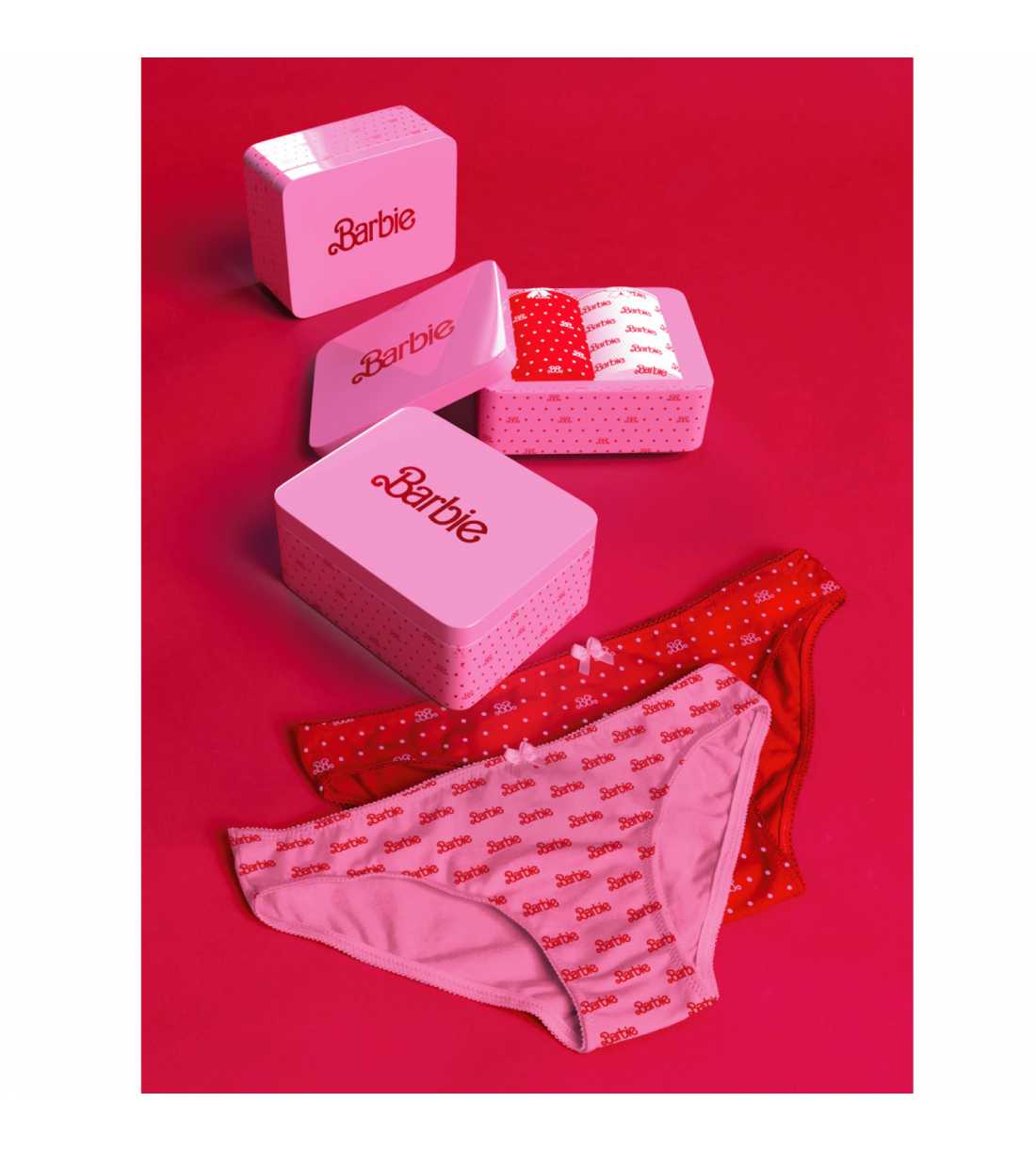 Montse Pedrosa | Pack 2 Braguitas Niñas 41719 de Barbie en color Rosa y Rojo Montse Pedrosa | Pack 2 Braguitas Niñas 41719 de Barbie en color Rosa y Rojo