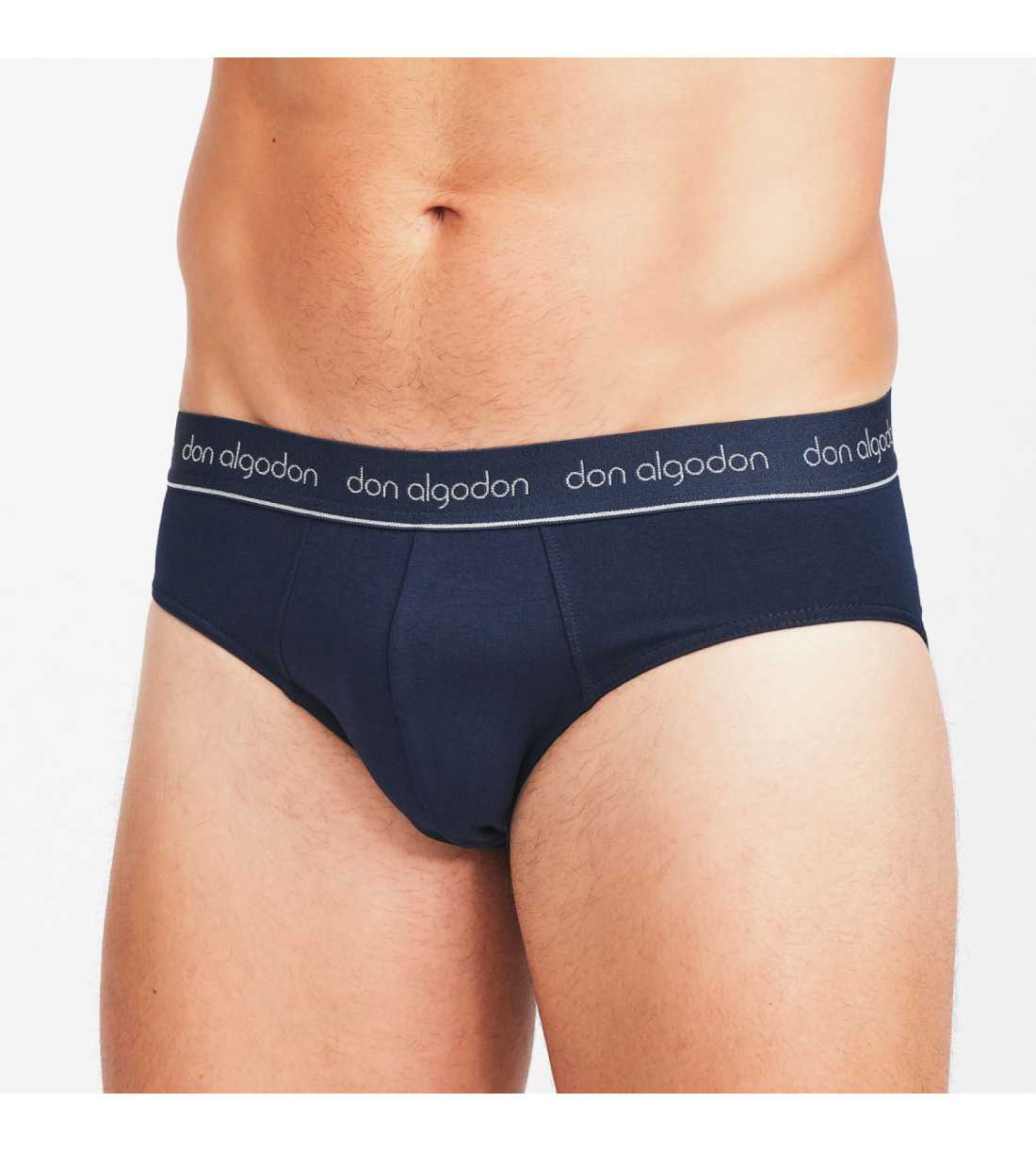 Montse Pedrosa | Pack 2 Slips PS 64 Azul/Mari de Don Algodón Montse Pedrosa | Pack 2 Slips PS 64 Azul/Mari de Don Algodón
