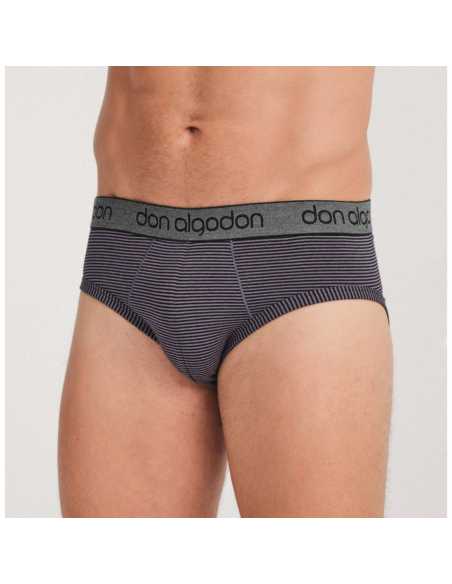 Montse Pedrosa | Pack 2 Slips PS 03 Negr/Verd de Don Algodón Montse Pedrosa | Pack 2 Slips PS 03 Negr/Verd de Don Algodón