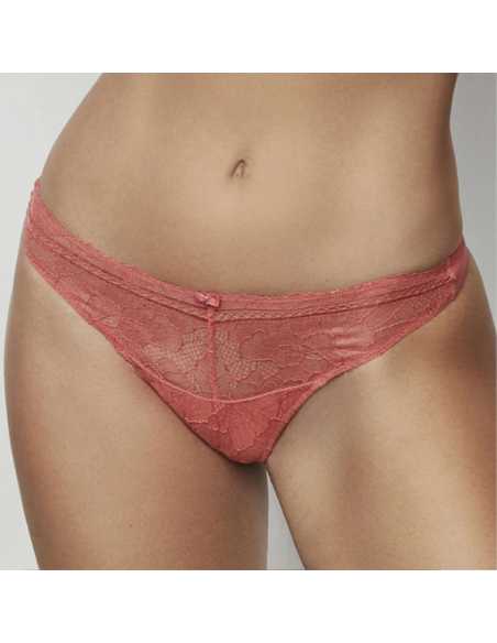 Montse Pedrosa | Tanga Agatha 31201 de Selmark color Coral Montse Pedrosa | Tanga Agatha 31201 de Selmark color Coral