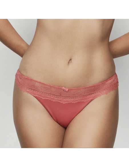 Montse Pedrosa | Braga Brasileña Agatha 31204 de Selmark color Coral Montse Pedrosa | Braga Brasileña Agatha 31204 de Selmark color Coral