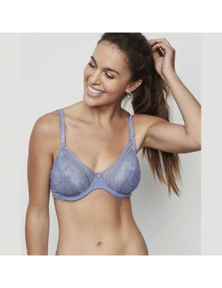 Montse Pedrosa | Sujetador Agatha 31211 de Selmark color Azul Montse Pedrosa | Sujetador Agatha 31211 de Selmark color Azul