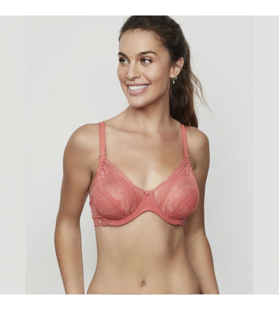 Montse Pedrosa | Sujetador Agatha 31211 de Selmark color Coral Montse Pedrosa | Sujetador Agatha 31211 de Selmark color Coral