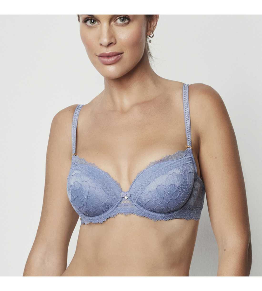 Montse Pedrosa | SSujetador Agatha 31217 de Selmark color Azul Montse Pedrosa | SSujetador Agatha 31217 de Selmark color Azul