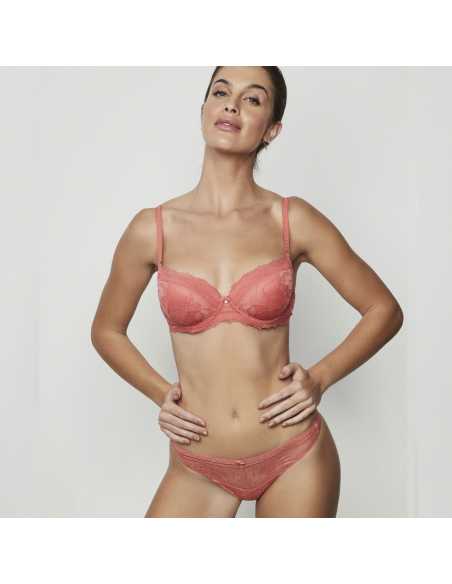 Montse Pedrosa | SSujetador Agatha 31217 de Selmark color Coral Montse Pedrosa | SSujetador Agatha 31217 de Selmark color Coral