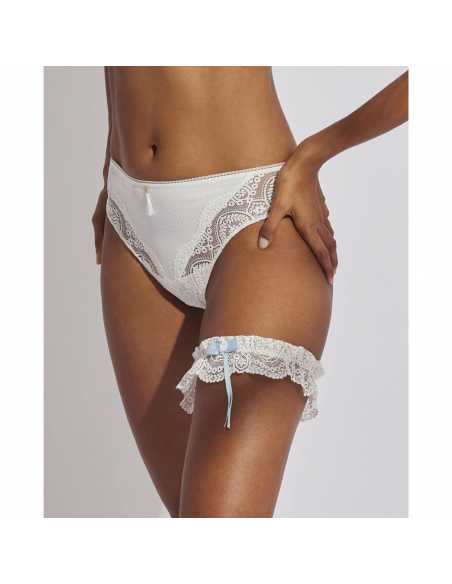 Montse Pedrosa | Liga Agatha 31208 de Selmark color Marfil Montse Pedrosa | Liga Agatha 31208 de Selmark color Marfil