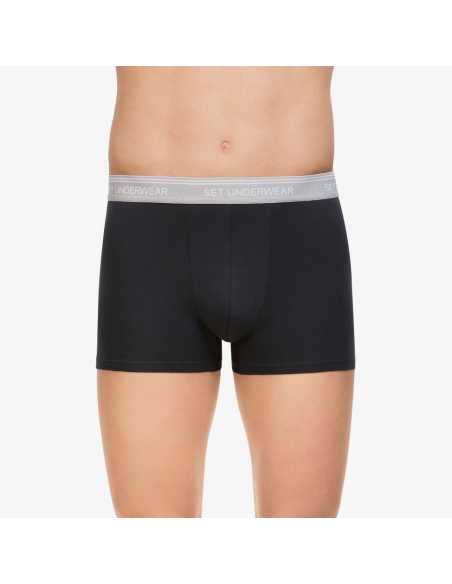 Montse Pedrosa | Bóxer Algodón 18041 de Set color Negro Montse Pedrosa | Bóxer Algodón 18041 de Set color Negro
