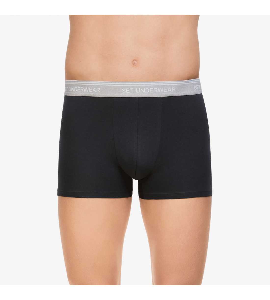 Montse Pedrosa | Bóxer Algodón 18041 de Set color Negro Montse Pedrosa | Bóxer Algodón 18041 de Set color Negro