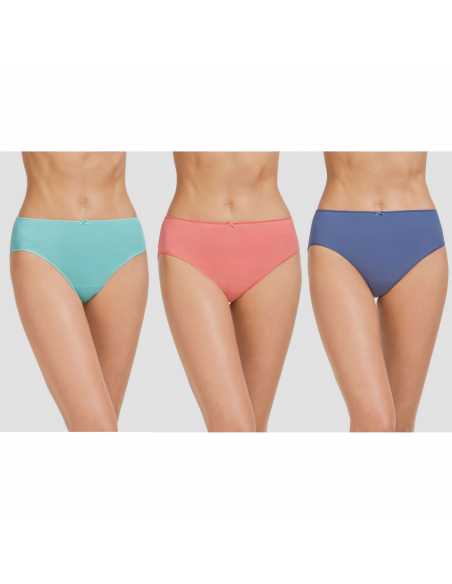 Montse Pedrosa | Pack 3 Braguitas Algodón 32056 de Avet Montse Pedrosa | Pack 3 Braguitas Algodón 32056 de Avet