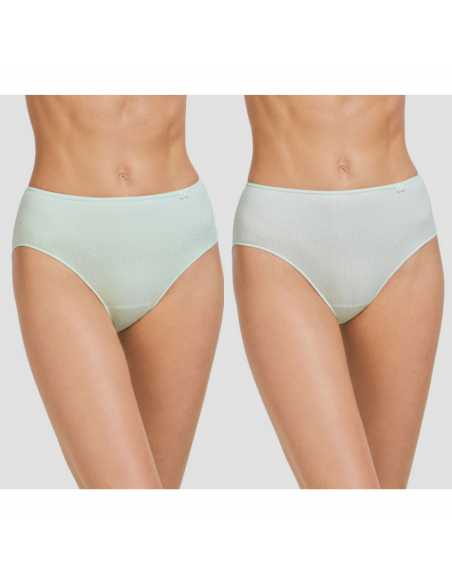 Montse Pedrosa | Pack 2 Braguitas Algodón 208 de Avet color Verde Montse Pedrosa | Pack 2 Braguitas Algodón 208 de Avet color Verde