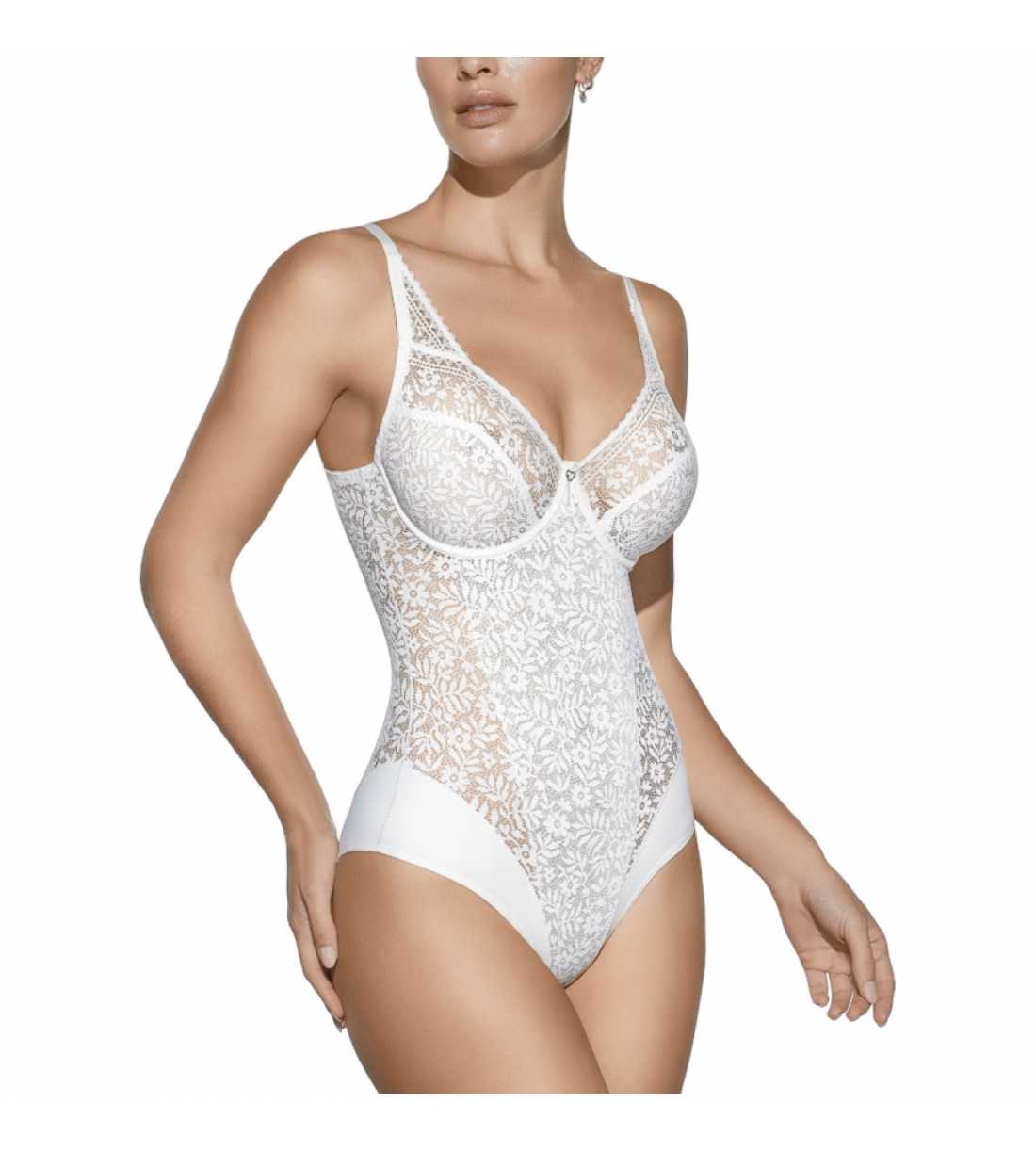 Montse Pedrosa | Body Graziella de Selene color Marfil Montse Pedrosa | Body Graziella de Selene color Marfil