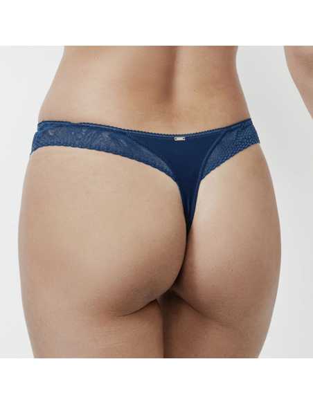 Montse Pedrosa | Tanga Malitzia 61201 de Selmark color Azúl Montse Pedrosa | Tanga Malitzia 61201 de Selmark color Azúl