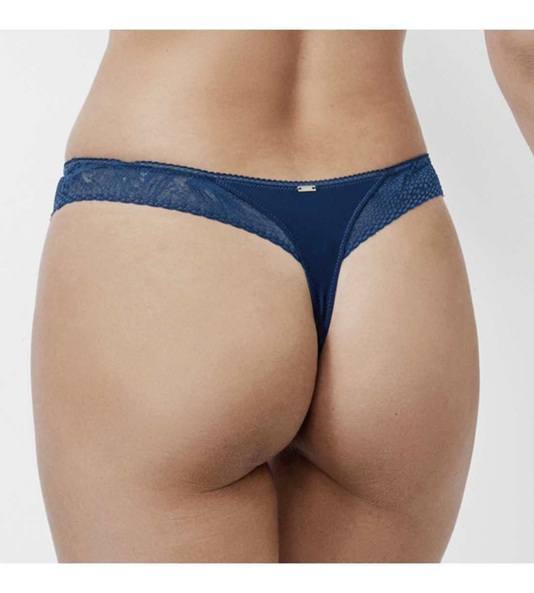 Montse Pedrosa | Tanga Malitzia 61201 de Selmark color Azúl Montse Pedrosa | Tanga Malitzia 61201 de Selmark color Azúl