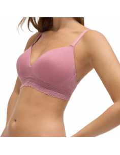 Montse Pedrosa | Sujetador Sin Aros 10761 Cosmetic Pink de Ysabel Mora