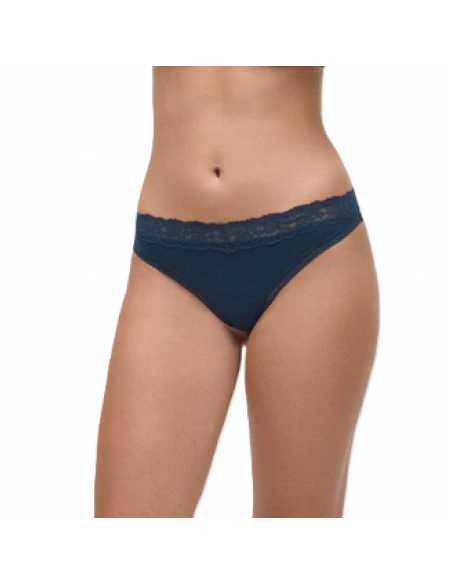 Montse Pedrosa | Tanga 10763 Shadow Blue de Ysabel Mora Montse Pedrosa | Tanga 10763 Shadow Blue de Ysabel Mora