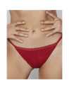 Montse Pedrosa | Tanga Aurum 90901 de Selmark color Rojo