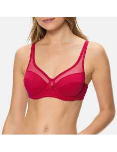 Montse Pedrosa | Sujetador Generous ASF Rojo Cereza de Dim