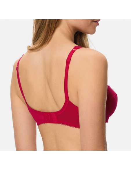 Montse Pedrosa | Sujetador Generous ASF Rojo Cereza de Dim Montse Pedrosa | Sujetador Generous ASF Rojo Cereza de Dim