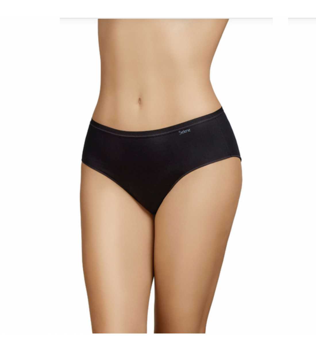 Montse Pedrosa | Pack 2 Bragas Midi 401 de Selene de Selene color Negro Montse Pedrosa | Pack 2 Bragas Midi 401 de Selene de Selene color Negro