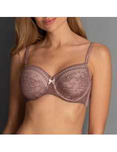 Montse Pedrosa | Sujetador Fleur 5653 Berry de Rosa Faia