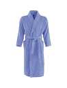 Montse Pedrosa | Albornoz de rizo Zoe de Abece color Celeste