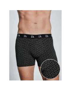 Montse Pedrosa | Pack 2 Bóxers PB715 Gris/Negro de Don Algodón