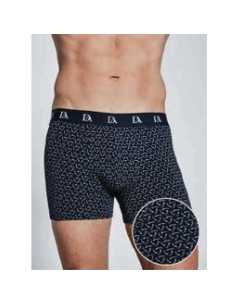 Montse Pedrosa | Pack 2 Bóxers PB715 Negro/Marino de Don Algodón