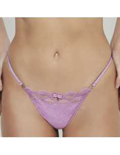Montse Pedrosa | Tanga Hilo Manuela 31300 de Selmark color Lavanda