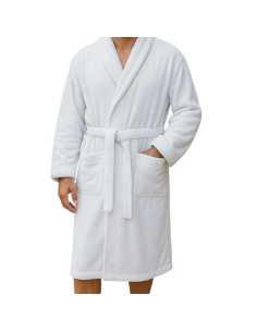 Montse Pedrosa | Albornoz de rizo Zoe de Abece color Blanco