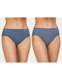 Pack 2 Braguitas Algodón 208 de Avet color Azul