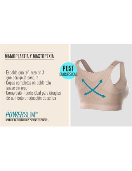 Montse Pedrosa | Sujetador sin Aros Corrector de Postura con Broche Delantero 011473 de Leonisa Montse Pedrosa | Sujetador sin Aros Corrector de Postura con Broche Delantero 011473 de Leonisa