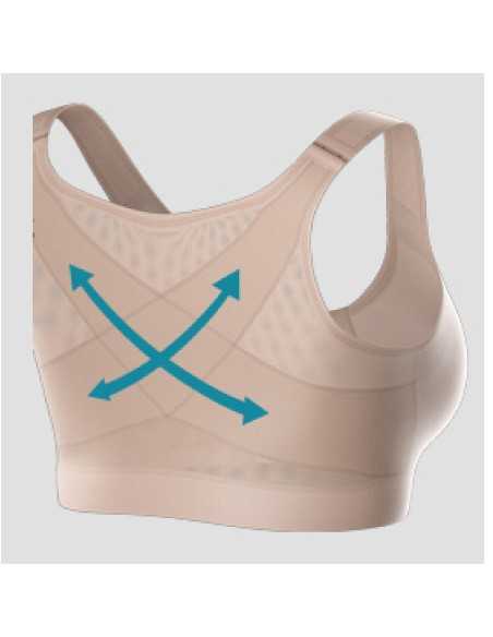 Montse Pedrosa | Sujetador sin Aros Corrector de Postura con Broche Delantero 011473 de Leonisa Montse Pedrosa | Sujetador sin Aros Corrector de Postura con Broche Delantero 011473 de Leonisa