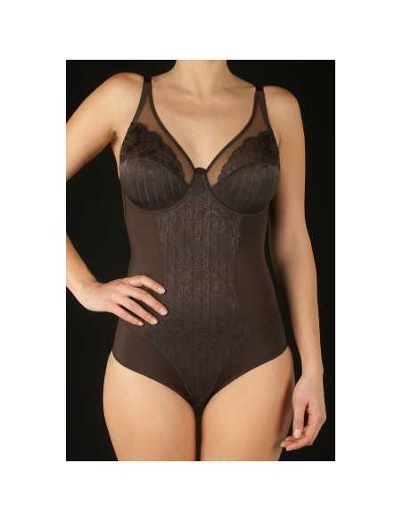 Montse Pedrosa | Body Mariluz de Selene color Marrón Montse Pedrosa | Body Mariluz de Selene color Marrón