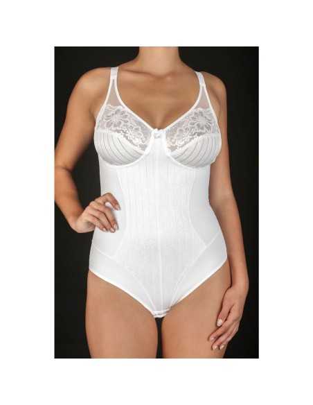 Montse Pedrosa | Body Scarlett Sin Aros de Selene color Blanco Montse Pedrosa | Body Scarlett Sin Aros de Selene color Blanco