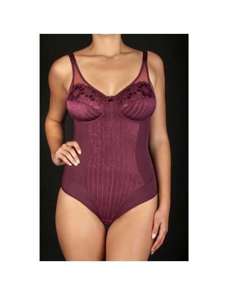 Montse Pedrosa | Body Scarlett Sin Aros de Selene color Burdeos Montse Pedrosa | Body Scarlett Sin Aros de Selene color Burdeos