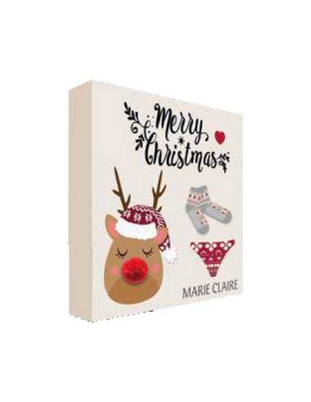 Montse Pedrosa | Pack Regalo Braga + Calcetín 82418 de Marie Claire Montse Pedrosa | Pack Regalo Braga + Calcetín 82418 de Marie Claire