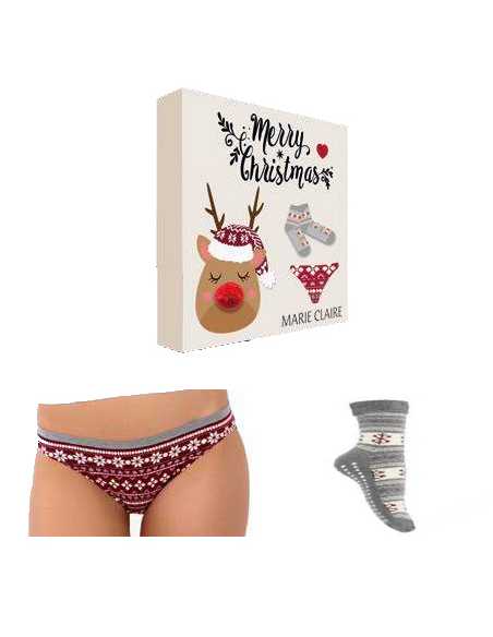 Montse Pedrosa | Pack Regalo Braga + Calcetín 82418 de Marie Claire Montse Pedrosa | Pack Regalo Braga + Calcetín 82418 de Marie Claire