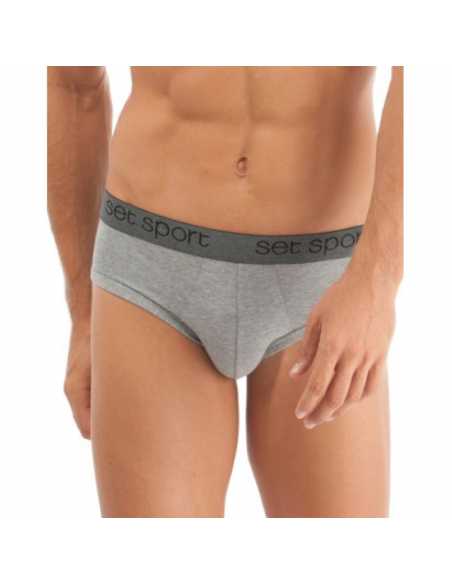 Montse Pedrosa | Slip algodón 13452 de Set color Gris Vigoré Montse Pedrosa | Slip algodón 13452 de Set color Gris Vigoré