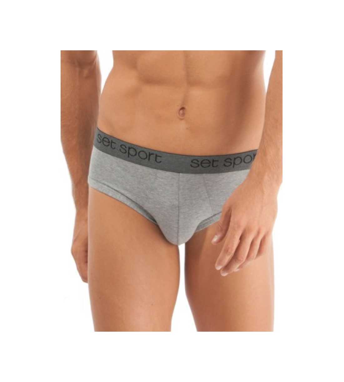 Montse Pedrosa | Slip algodón 13452 de Set color Gris Vigoré Montse Pedrosa | Slip algodón 13452 de Set color Gris Vigoré