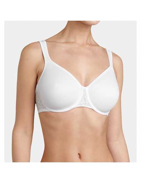 Montse Pedrosa | Sujetador Confort Minimizer W de Triumph color Blanco Montse Pedrosa | Sujetador Confort Minimizer W de Triumph color Blanco
