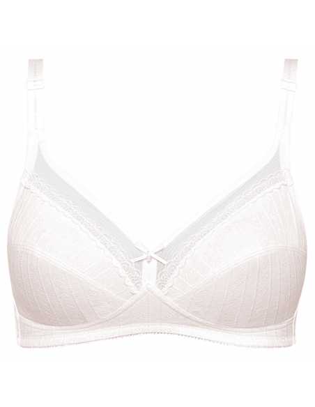 Montse Pedrosa | Sujetador Corsina Pretty W de Triumph color Blanco Montse Pedrosa | Sujetador Corsina Pretty W de Triumph color Blanco