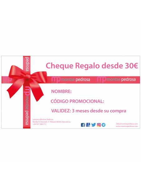 Montse Pedrosa | Cheque Regalo importe a elegir. Montse Pedrosa | Cheque Regalo importe a elegir.