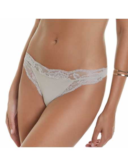 Montse Pedrosa | Tanga Uxia 50701 de Selmark color Piedra. Montse Pedrosa | Tanga Uxia 50701 de Selmark color Piedra.