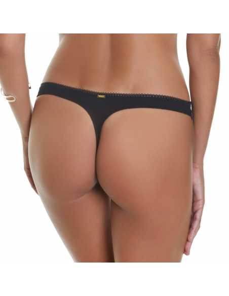 Montse Pedrosa | Tanga Uxia 50701 de Selmark color Negro. Montse Pedrosa | Tanga Uxia 50701 de Selmark color Negro.