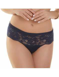 Montse Pedrosa | Culotte-Tanga Uxia 50706 de Selmark color Azul