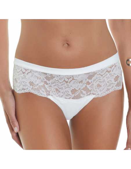 Montse Pedrosa | Culotte-Tanga Uxia 50706 de Selmark color Marfil Montse Pedrosa | Culotte-Tanga Uxia 50706 de Selmark color Marfil