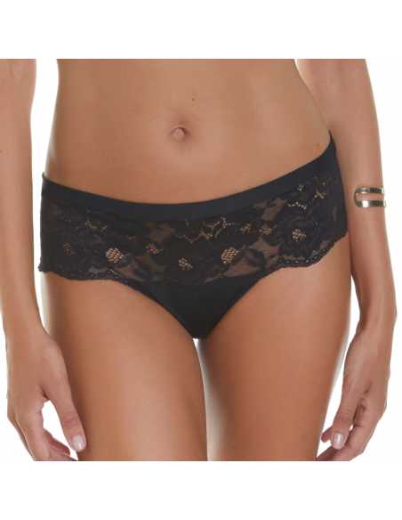 Montse Pedrosa | Culotte-Tanga Uxia 50706 de Selmark color Negro Montse Pedrosa | Culotte-Tanga Uxia 50706 de Selmark color Negro